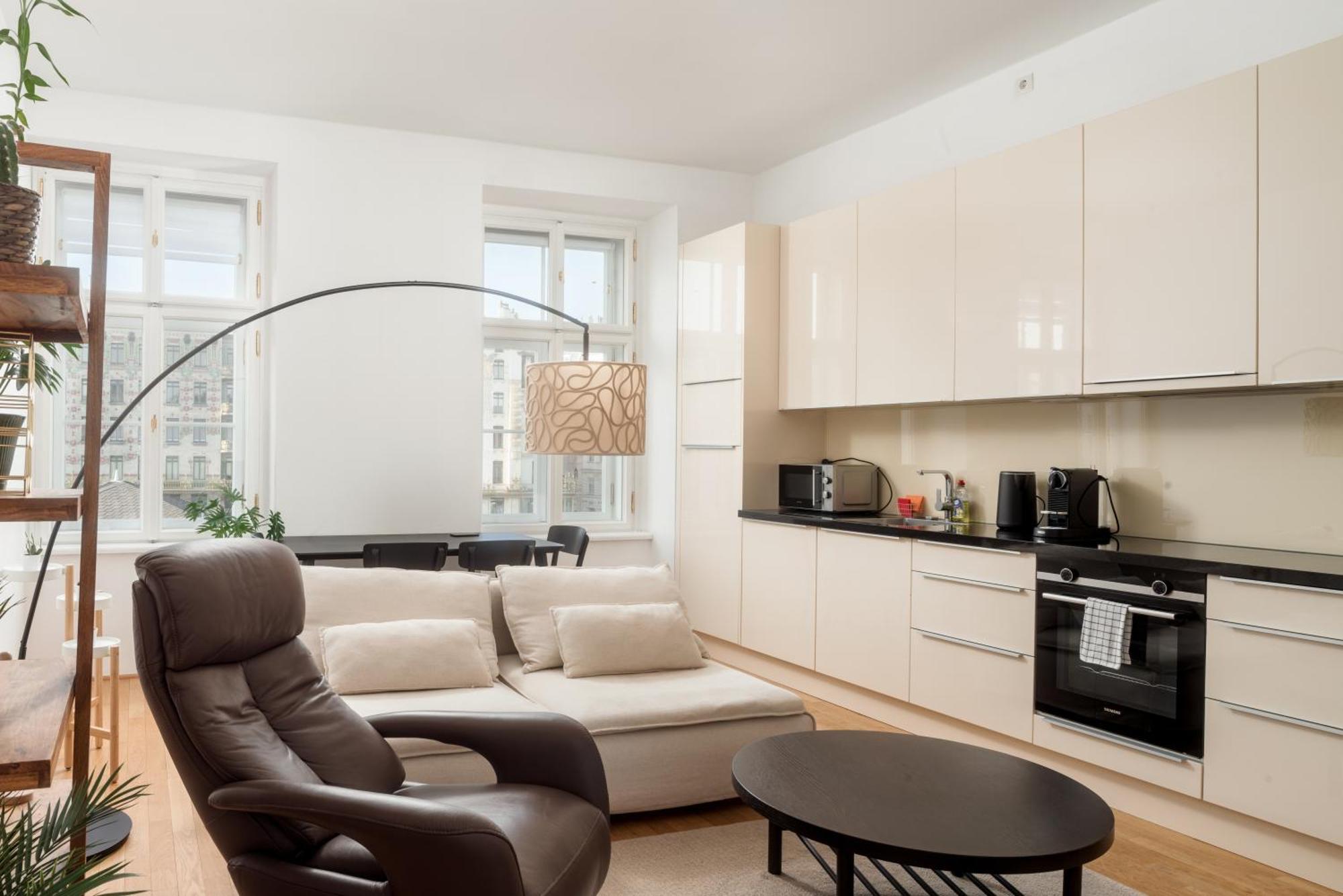 Stylish Designer Apartment At The Center Of Vienna Naschmarkt Екстер'єр фото